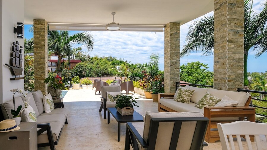 Beach Mountain Villa Terrenas Pool BBQ 6BR