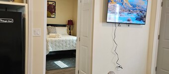 Enjoy a piece of home in a cozy inviting space.