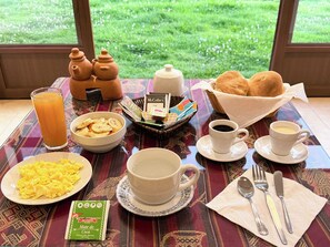 Frokostbuffé er inkludert hver dag