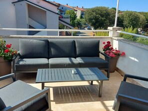 Terrace/patio - Große Wohnung in Pješčana Uvala mit Eigenem Balk by Interhome (Pula/Banjole)