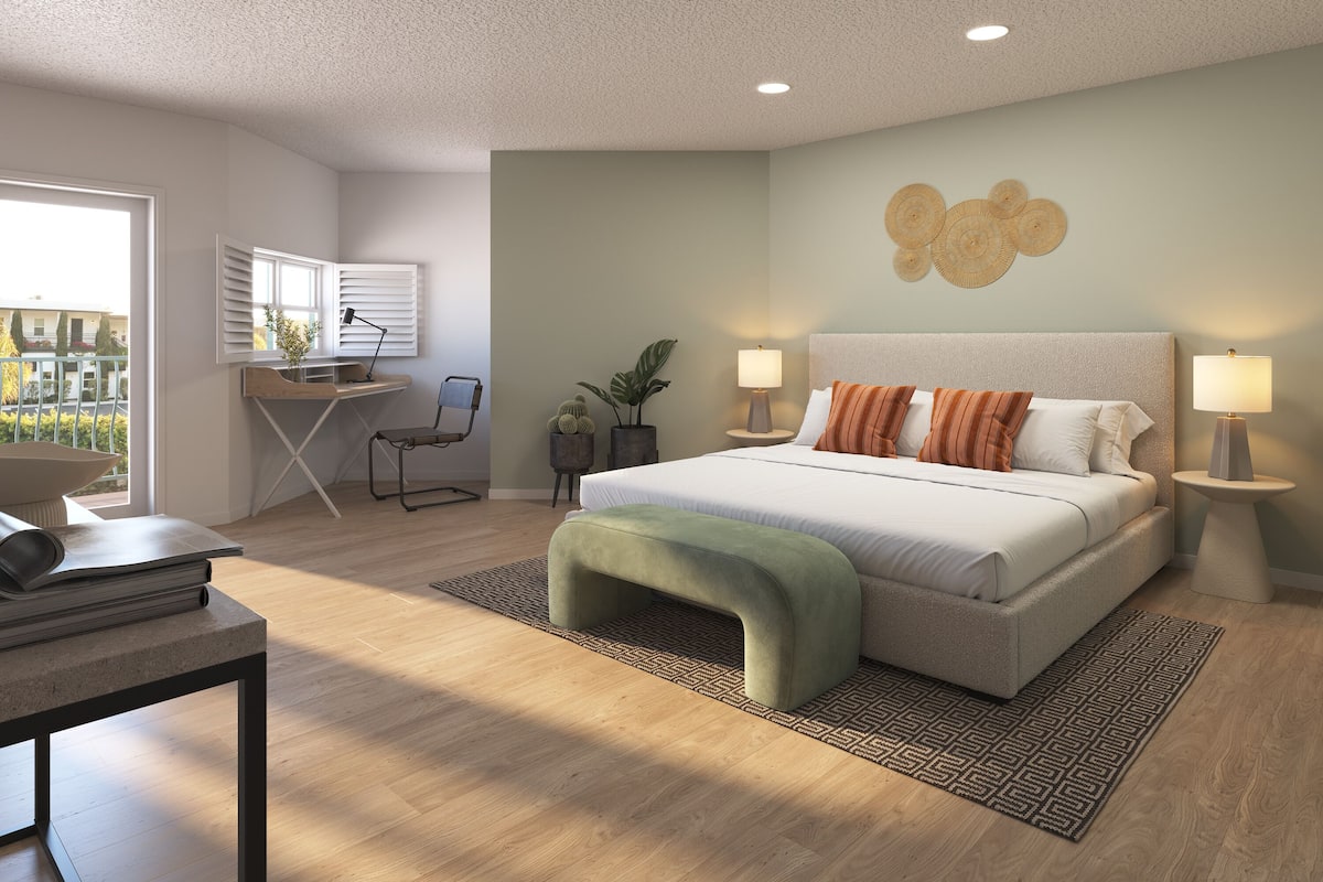 Quarto, 1 cama King, sacada