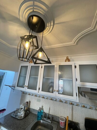 Cozy 2-bedroom house in excellent Santiago de los Caballeros with AC