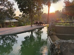 Outdoor pool, open 7:00 AM to 9:00 PM, pool umbrellas, pool loungers - Jiwa Eco Escape (Selemadeg)