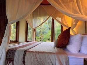 Comfort Double Room, Balcony, Garden View | Premium bedding, minibar, free WiFi, bed sheets - Jiwa Eco Escape (Selemadeg)