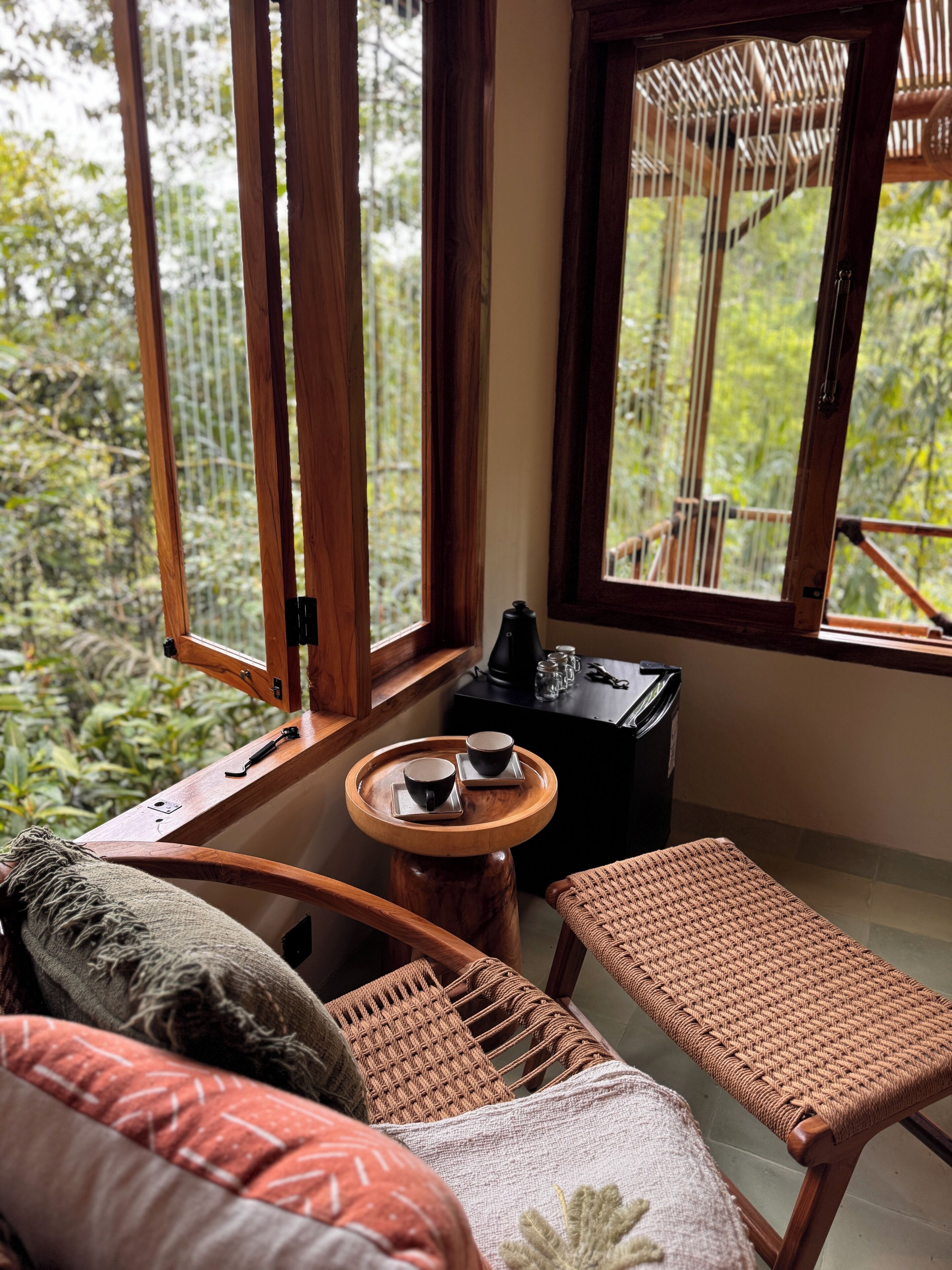 Comfort Double Room, Balcony, Garden View | Living area