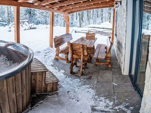 Outdoor dining - Vacation home Vilém by Interhome (Dolní Dvur)