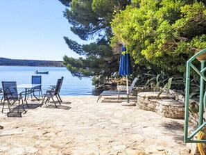 Outdoor dining - Beach house Suzi by Interhome (Posedarje)