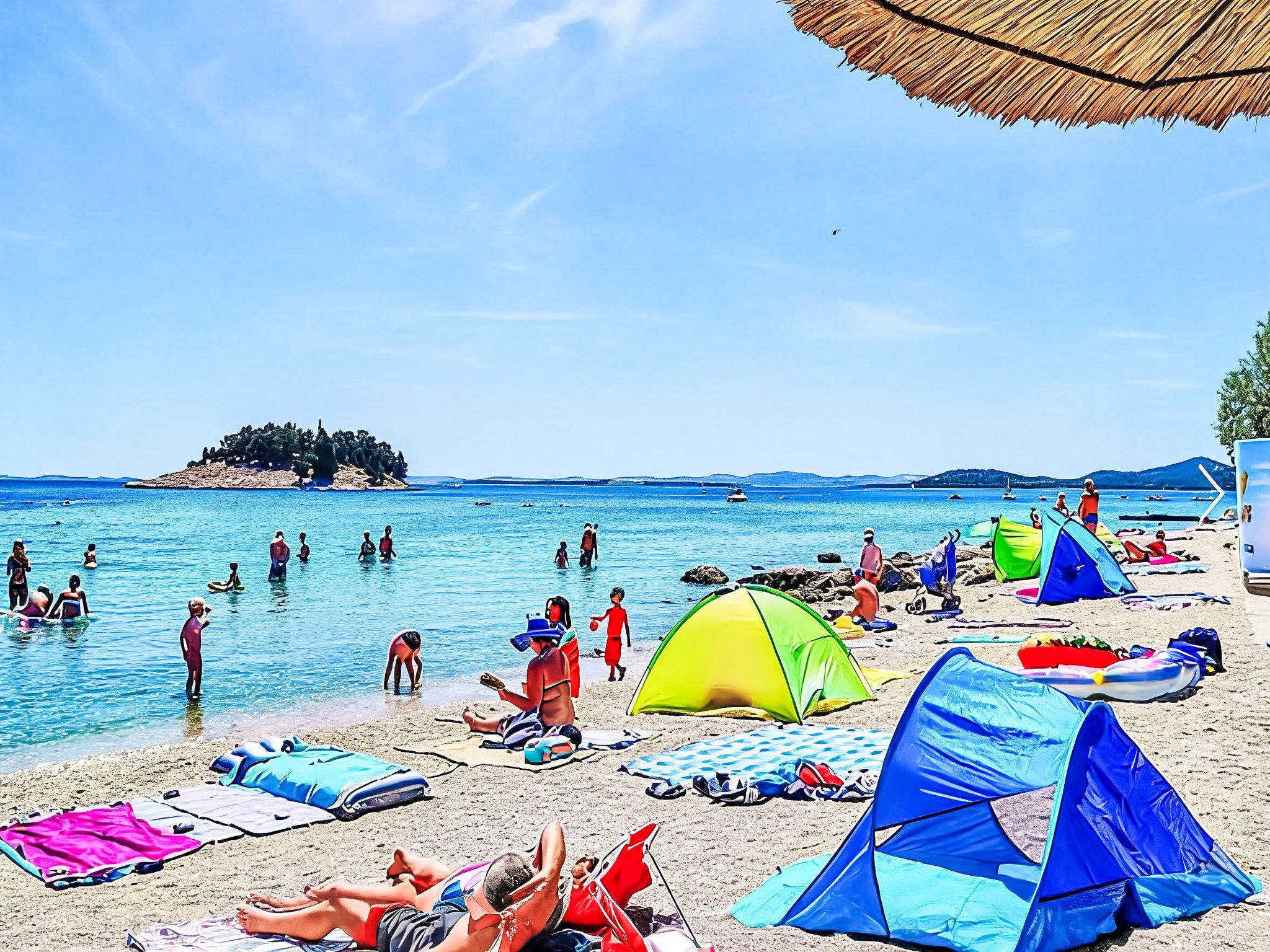 Beach nearby