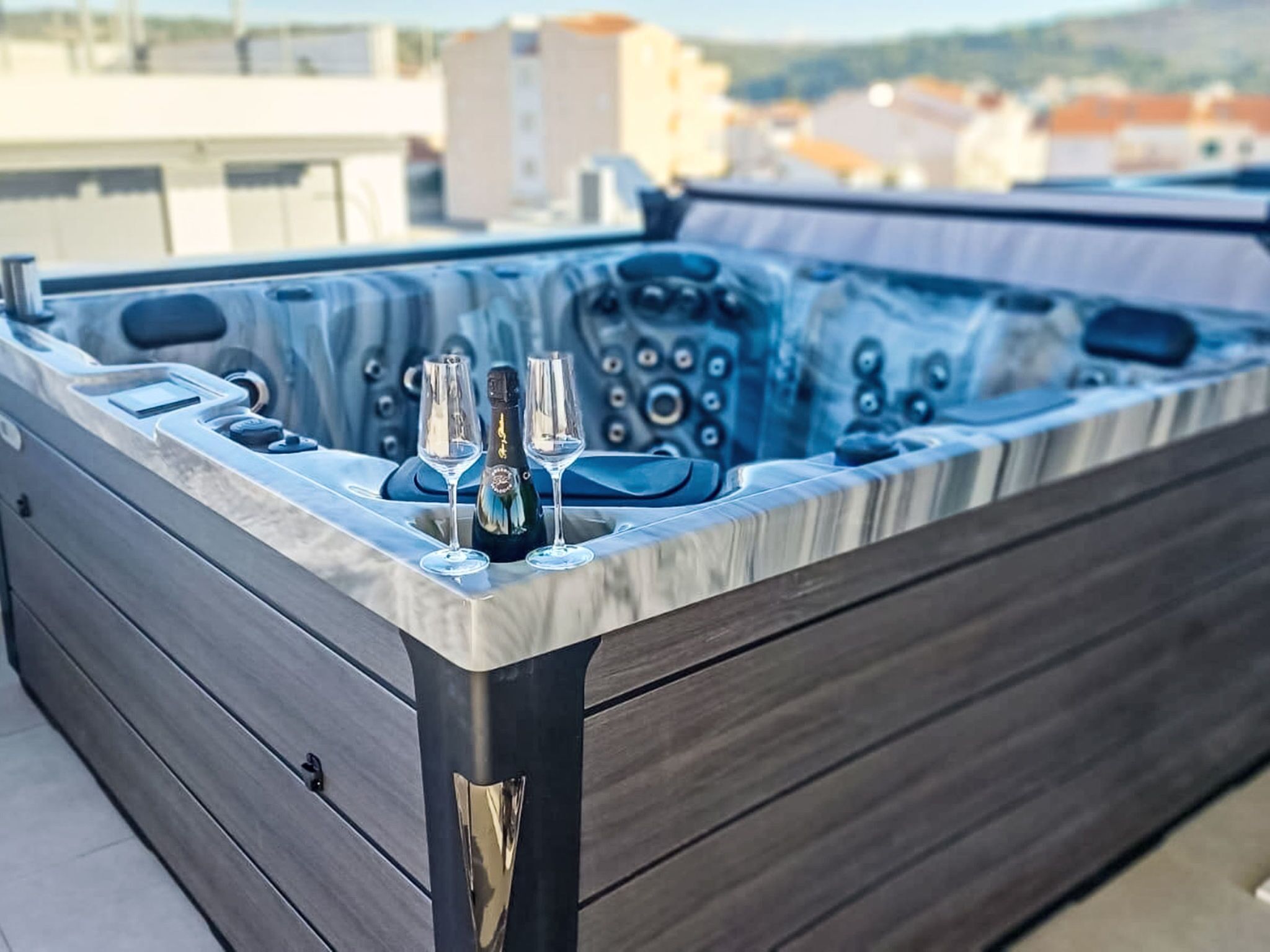 Idromassaggio all'aperto