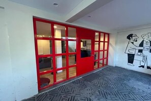 Entrada de l'allotjament