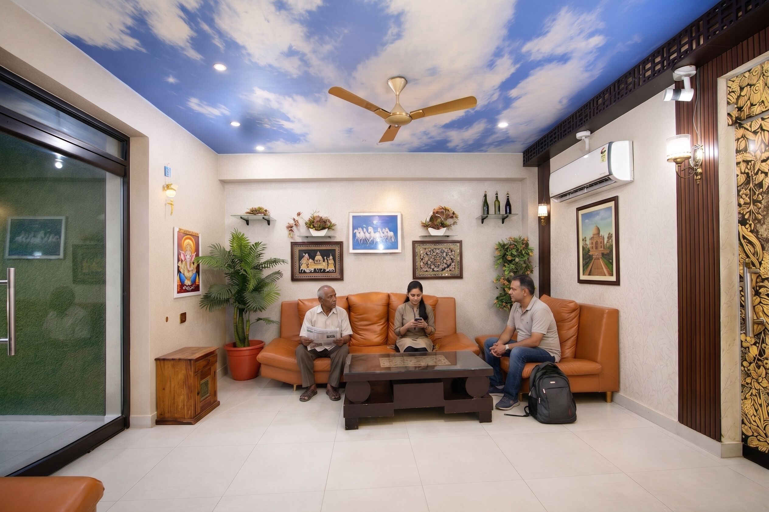 Lobby sitting area