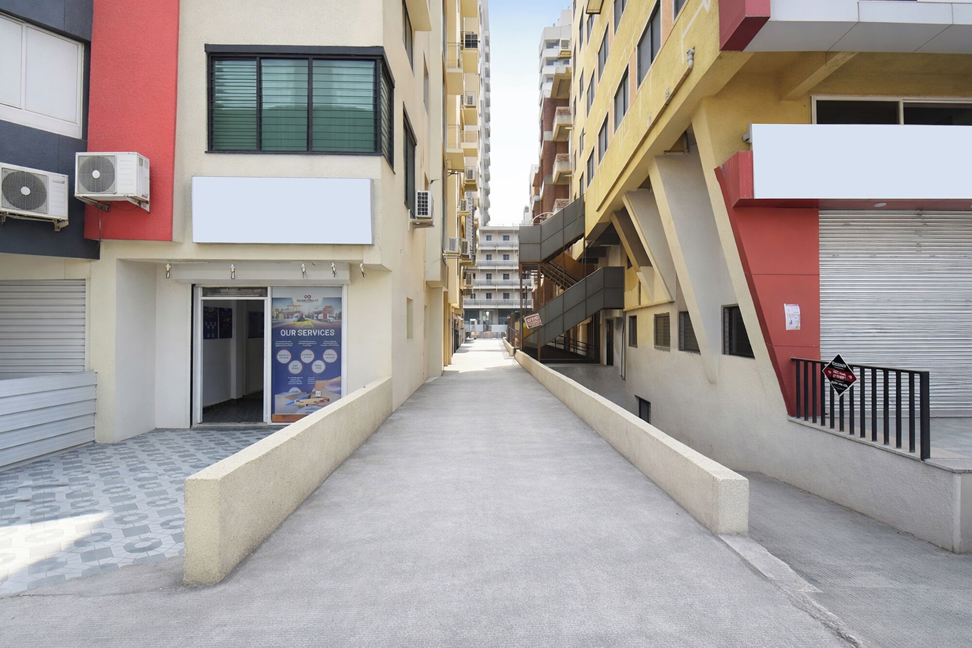 Entrada de la propiedad