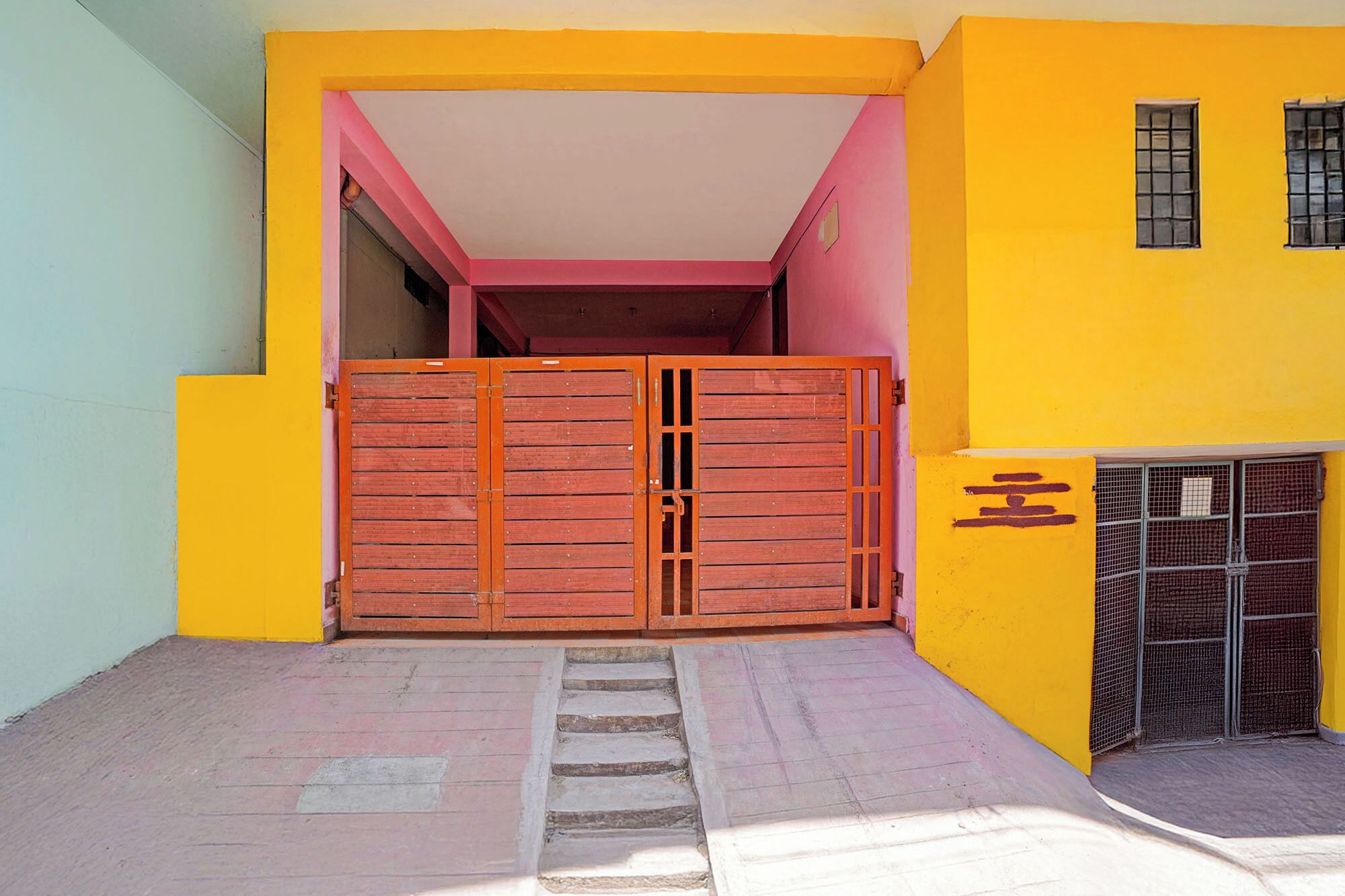 Entrée de l’hébergement