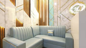 Sala de estar en el lobby