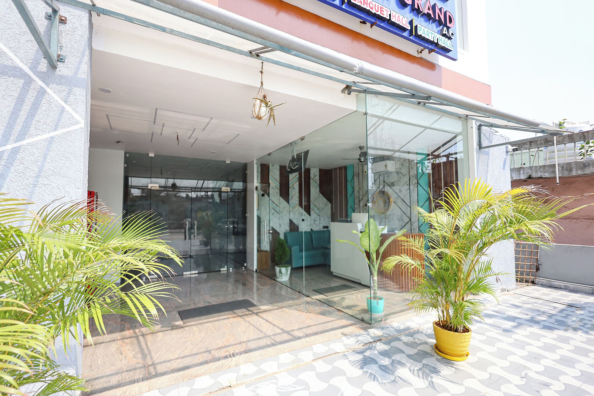 Entrée de l’hébergement