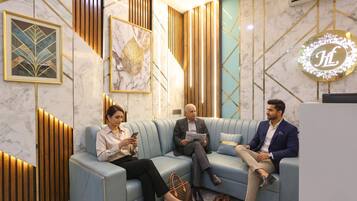 Sitzecke in der Lobby