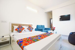 Deluxe-Zimmer | Bettwäsche aus ägyptischer Baumwolle, hochwertige Bettwaren, Zimmersafe