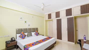 Phòng Deluxe | Bộ trải giường bằng vải cotton Ai Cập, bộ đồ giường cao cấp