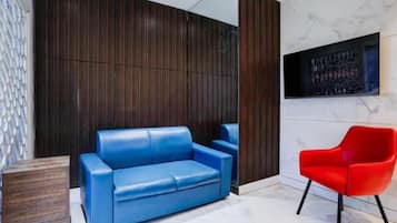 Sitteområde i lobbyen