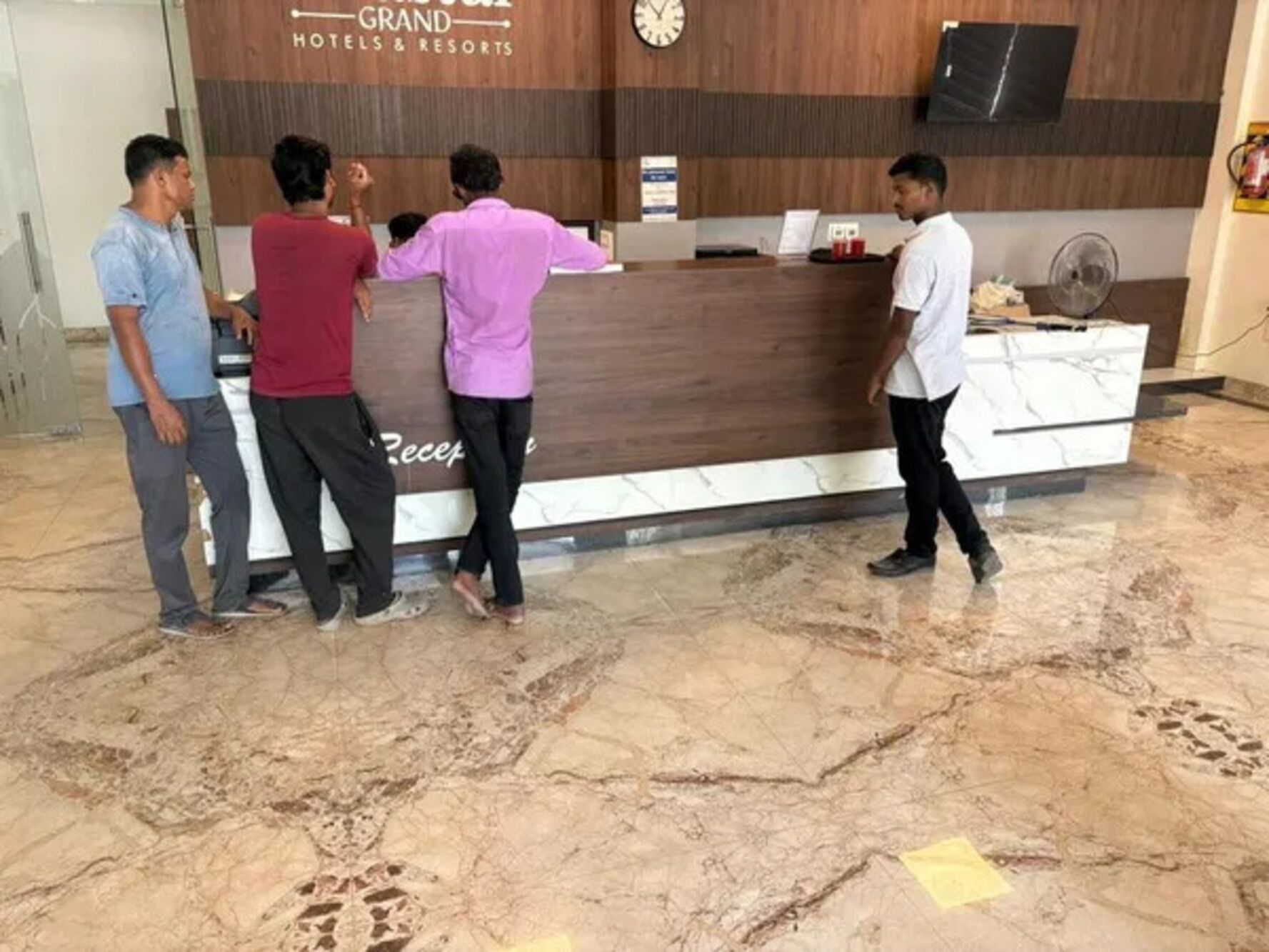 منطقة الاستقبال