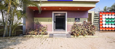 Fassade der Unterkunft