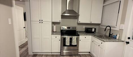 Microwave, oven, stovetop