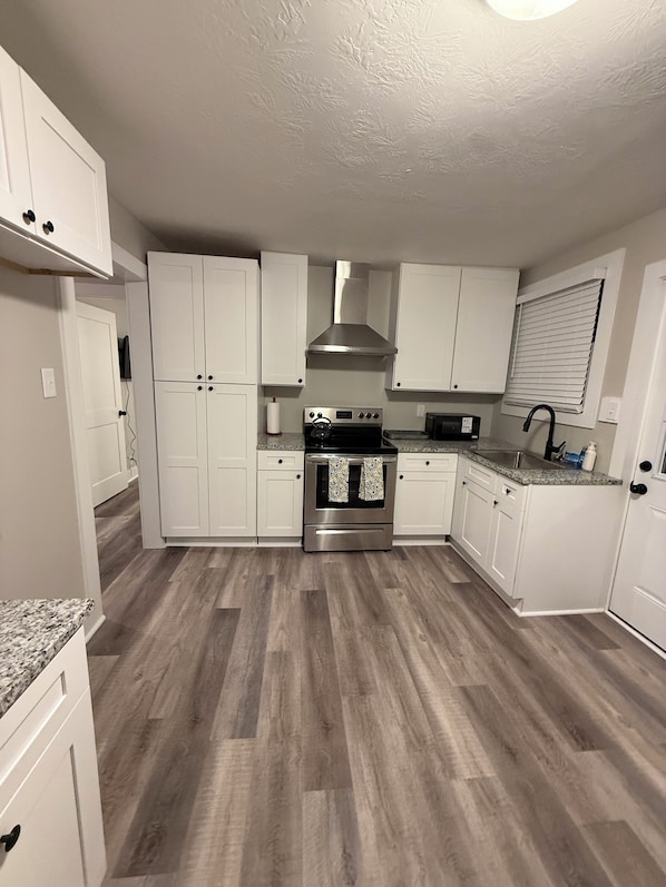 Microwave, oven, stovetop