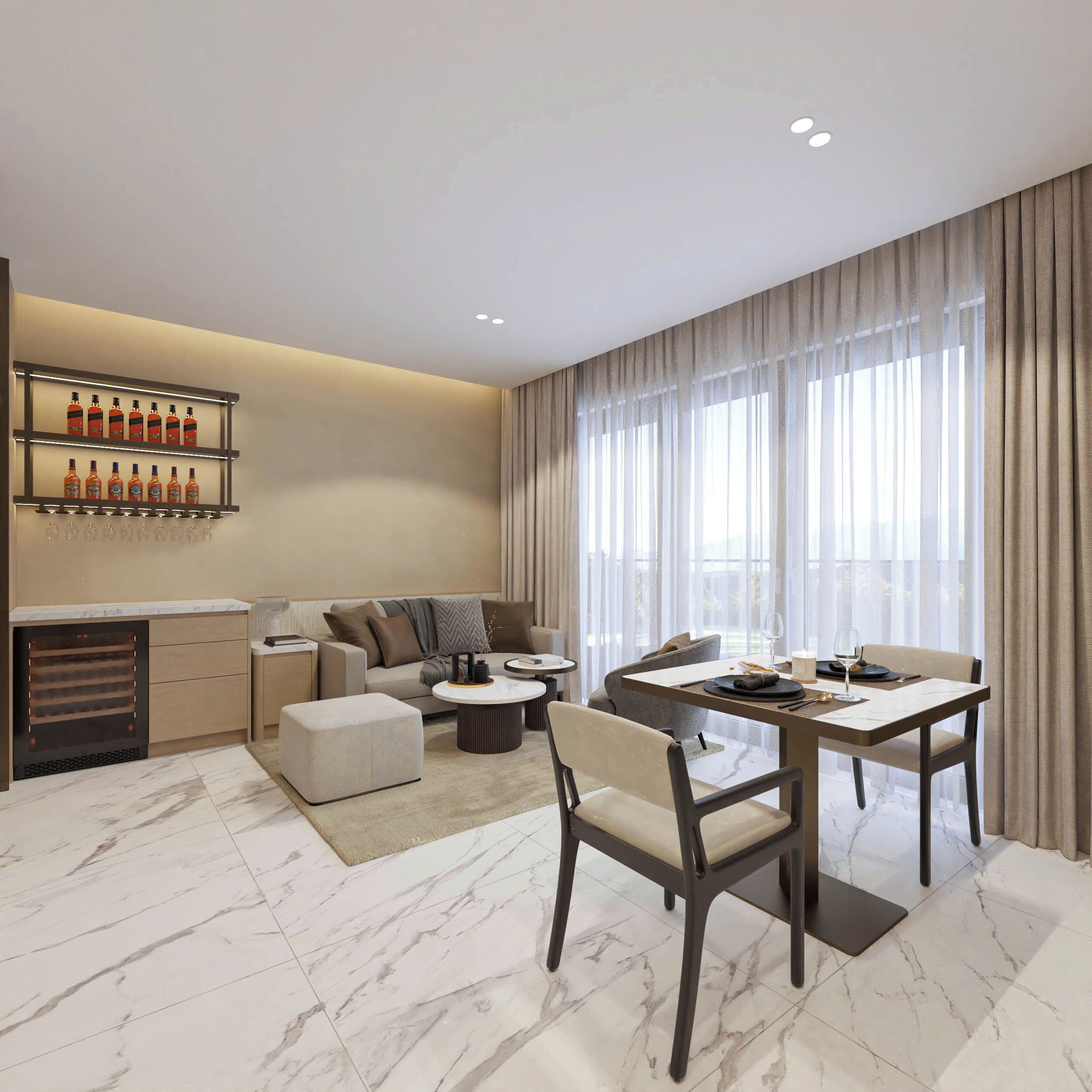 Suite, Garden View | Dining