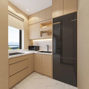 套房, 花園景觀 | 私人廚房