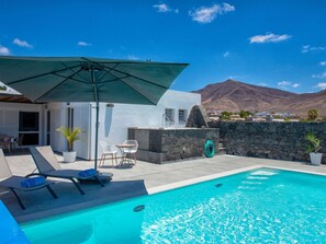 Una piscina riscaldata