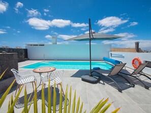 Una piscina riscaldata