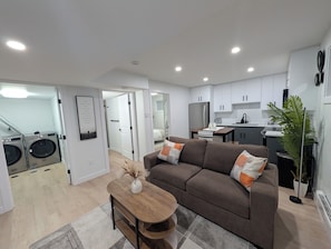 Living area - An Exquisite One-Bedroom Guest Suite. (Regina)