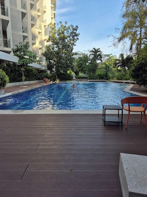Pool - Tambuli Resort 9th FL with Panaromic View @ Tower-F+Pool+Gym+Gaming+Beach Access (Lapu-Lapu)