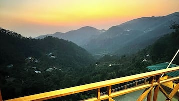 Blick von der Unterkunft