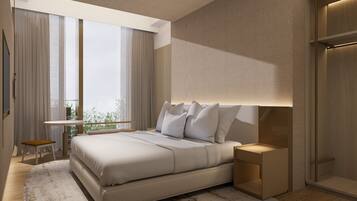 Deluxe Double Room, 1 King Bed, City View | WiFi (free)