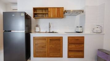 Leilighet, balkong, bassengutsikt | Eget kjøkken