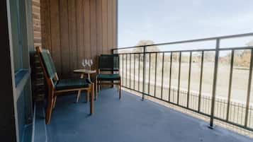 Standard-Doppelzimmer, Nichtraucher, Parkblick | Blick vom Balkon