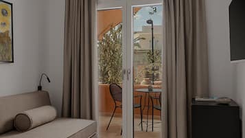 Familjesvit - balkong - viss havsutsikt | Vardagsrum