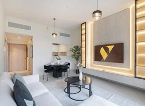 Living area - Vogue | Jeewar By Badr JVC near Circle Mall (Dubai)