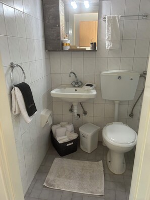 Hair dryer, towels, soap, toilet paper - Cozy  twin beds studio Kalymnos (Kalimnos)