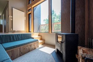 Living area - Sauna bonfire and BBQ included | Niseko Annupuri / Isogai County Hokkaidō (Isogai County)