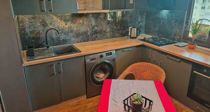Cozy and Quiet Corporate apartment with AC in București-2 Beds