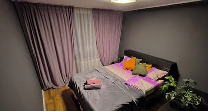 Cozy and Quiet Corporate apartment with AC in BucureÈti-2 Beds