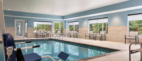 Indoor pool, outdoor pool