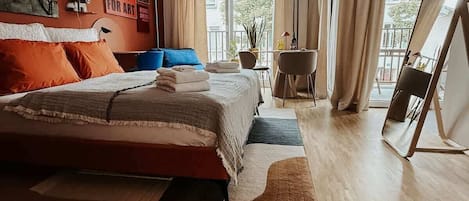 1 Schlafzimmer, Bügeleisen/Bügelbrett, Reisekinderbett, kostenloses WLAN