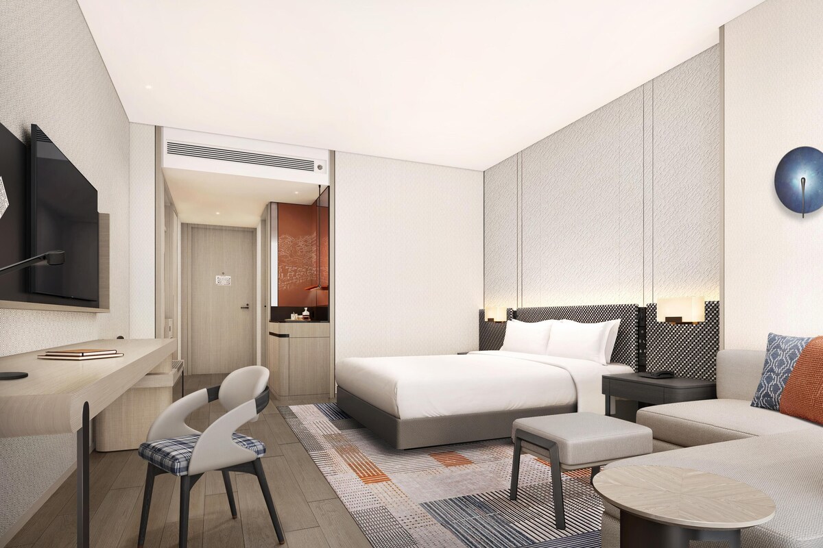 Minibar y caja de seguridad en la habitación 