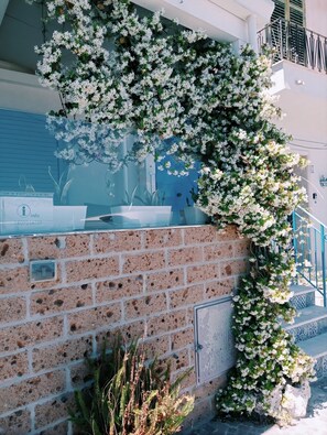 Exterior detail - Frontemare loft in Sant'Elia among the coves (Santa Flavia)