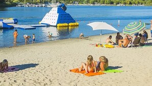 Tæt på stranden