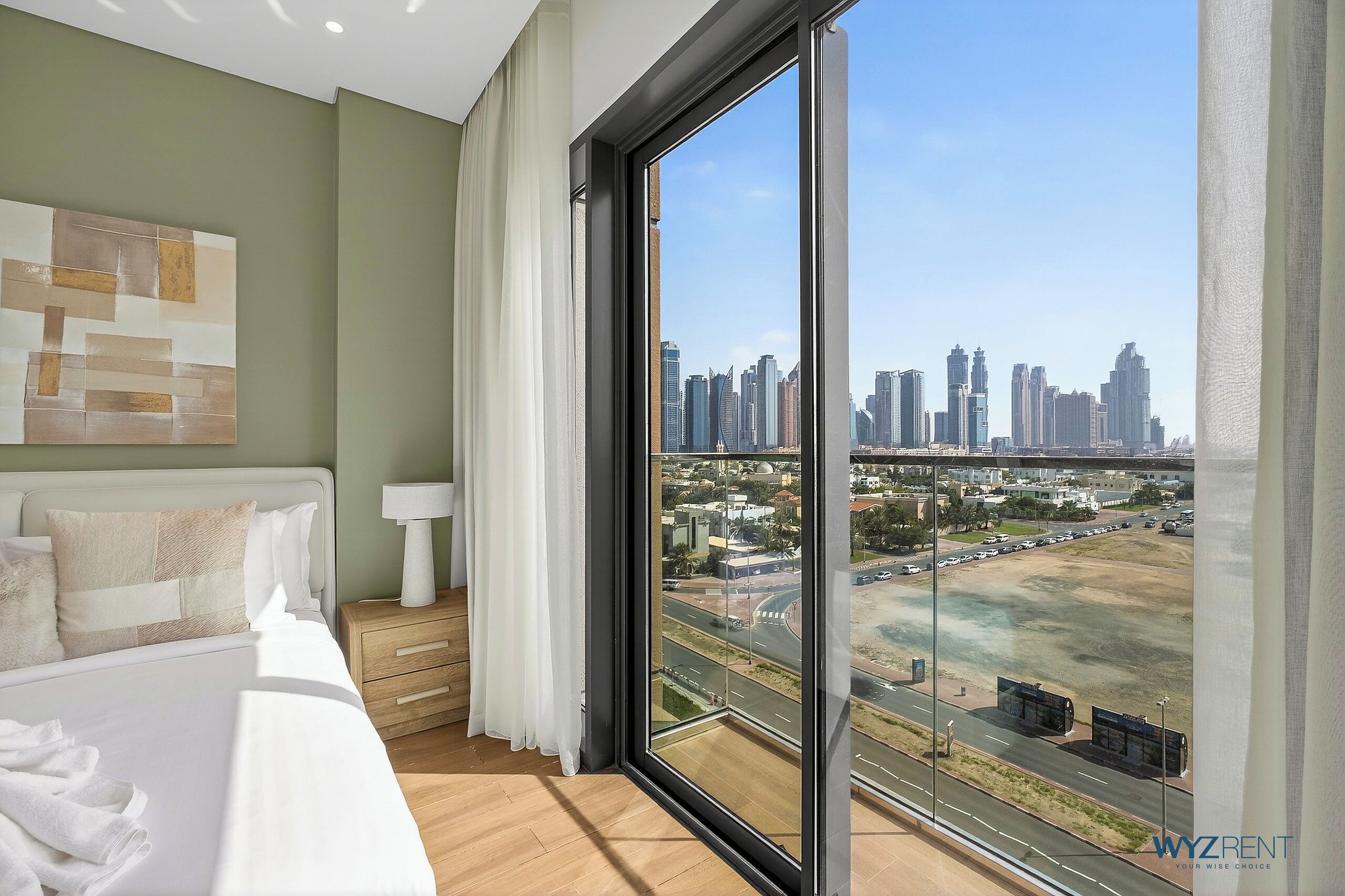 Roupas de cama premium, cofres nos quartos, individualmente decorados