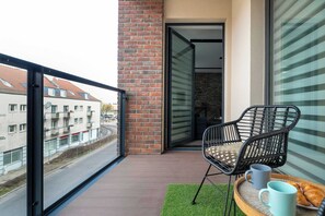 Terrace/patio - Elegant Apartment on Chwaliszewa | Parking | Balcony (Poznań)